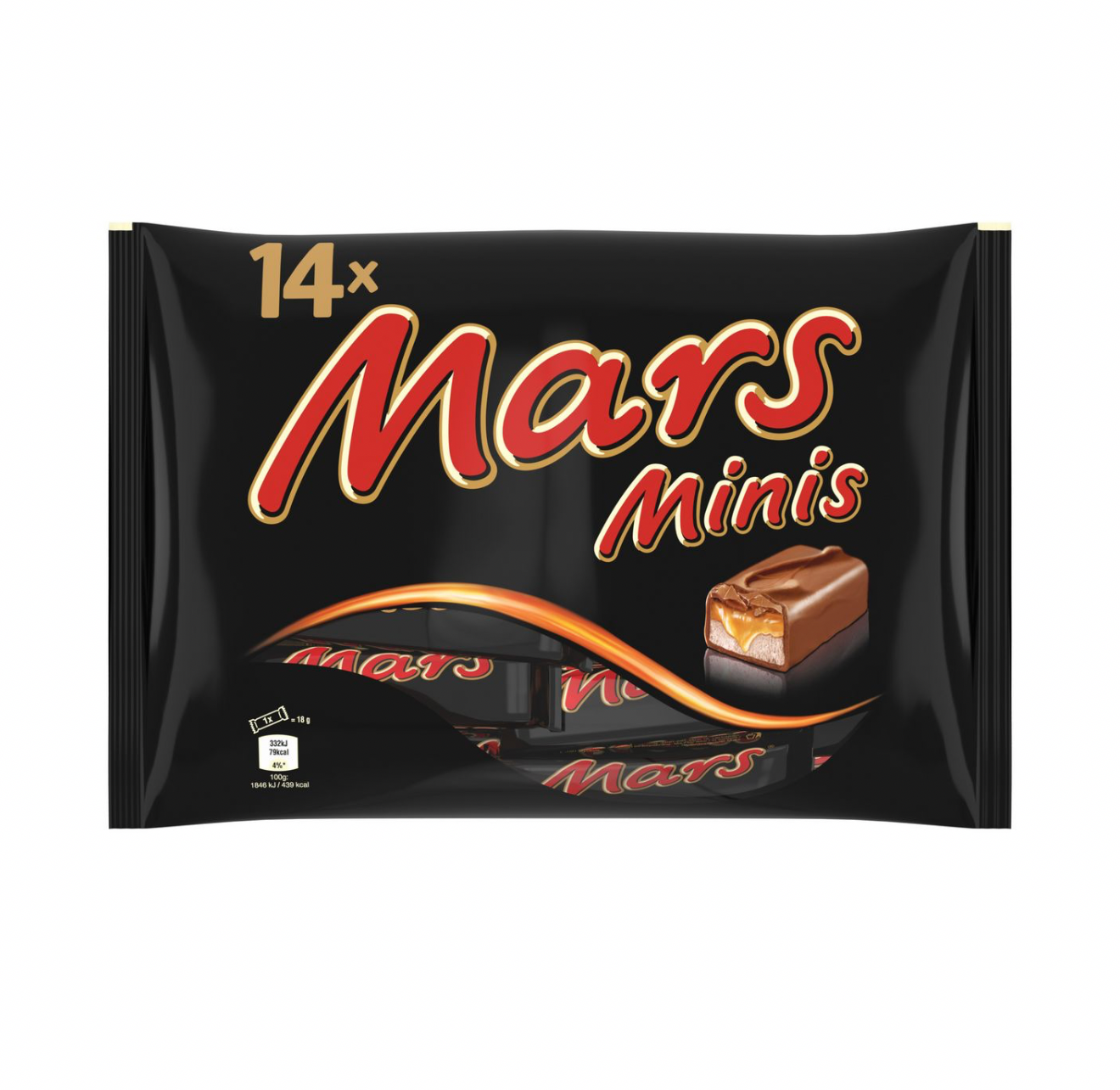 MARS Mini barres chocolatées au caramel