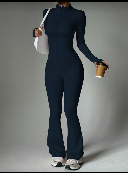 Ensemble de sport bleu