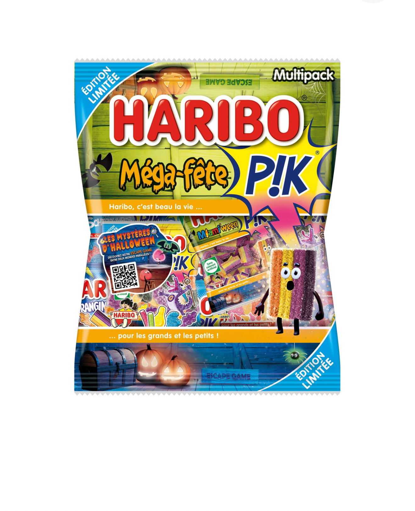 HARIBO Mega-fête Pik Halloween mini sachets