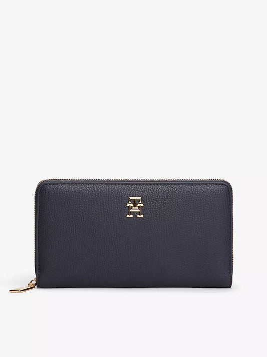 Tommy Monogram Zip Wallet