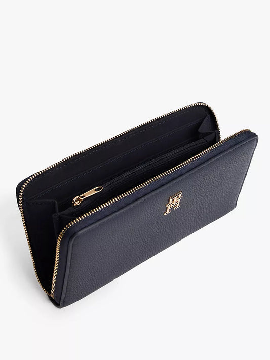 Tommy Monogram Zip Wallet